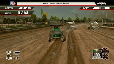 Screen ze hry World of Outlaws: Sprint Cars