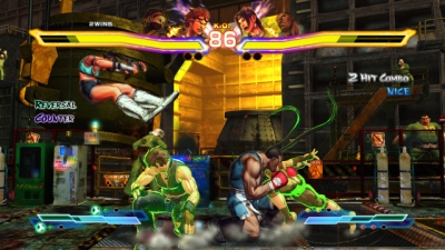 Screen ze hry Street Fighter X Tekken