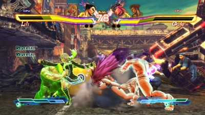 Screen ze hry Street Fighter X Tekken