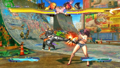 Screen ze hry Street Fighter X Tekken