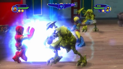 Screen ze hry Marvel Super Hero Squad: The Infinity Gauntlet