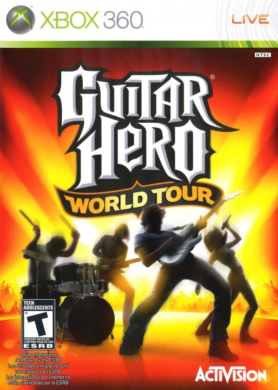 Obal hry Guitar Hero: World Tour