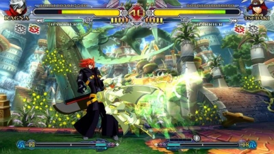 Screen ze hry BlazBlue: Continuum Shift