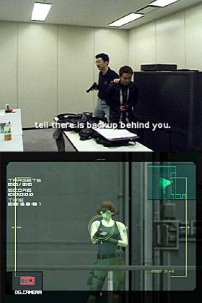 Screen ze hry The Document of Metal Gear Solid 2