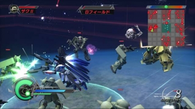 Screen ze hry Dynasty Warriors: Gundam 2