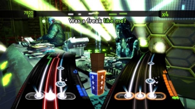 Screen ze hry DJ Hero 2