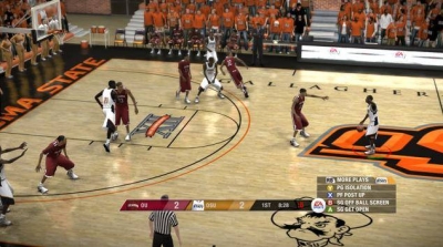 Screen ze hry NCAA Basketball 09