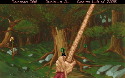 Screen ze hry Conquests of the Longbow: The Legend of Robin Hood