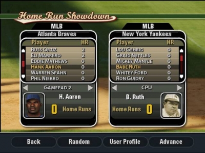 Screen ze hry MVP Baseball 2004