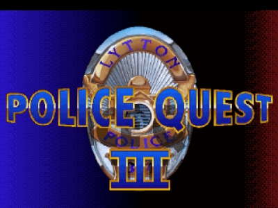 Artwork ke he Police Quest 3: The Kindred