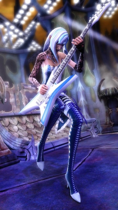 Screen ze hry Guitar Hero: Warriors of Rock