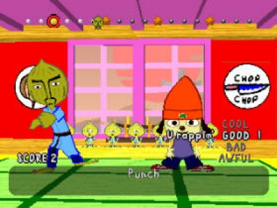 Screen ze hry PaRappa the Rapper