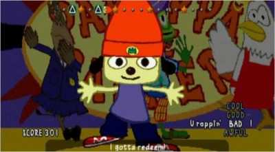 Screen ze hry PaRappa the Rapper