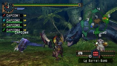 Screen ze hry Monster Hunter Freedom Unite