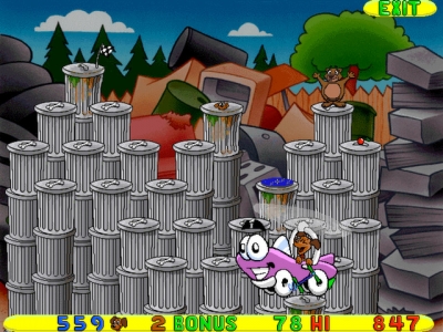 Screen ze hry Putt-Putt and Peps Dog on a Stick