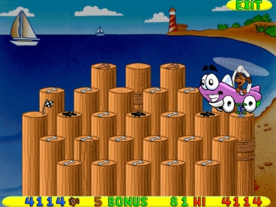 Screen ze hry Putt-Putt and Peps Dog on a Stick