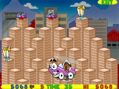 Screen ze hry Putt-Putt and Peps Dog on a Stick