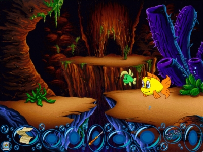 Screen ze hry Freddi Fish 4: The Case of the Hogfish Rustlers of Briny Gulch