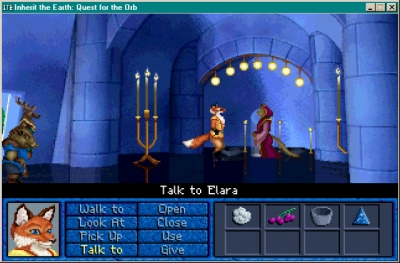 Screen ze hry Inherit the Earth: Quest for the Orb