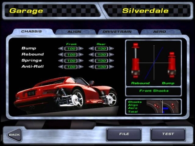 Screen ze hry Viper Racing