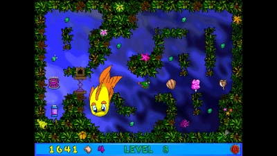 Screen ze hry Freddi Fish and Luthers Maze Madness