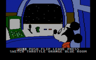 Screen ze hry Mickeys Space Adventure