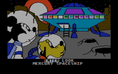 Screen ze hry Mickeys Space Adventure