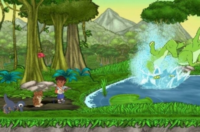 Screen ze hry Go, Diego, Go!: Great Dinosaur Rescue