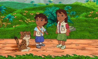 Screen ze hry Go, Diego, Go!: Great Dinosaur Rescue