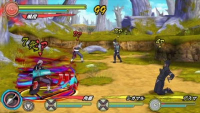 Screen ze hry Naruto Shippuden: Ultimate Ninja Heroes 3