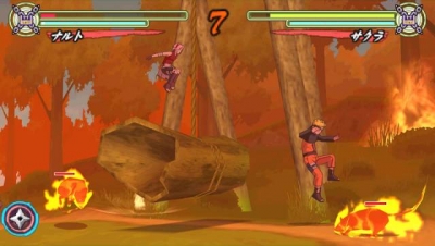 Screen ze hry Naruto Shippuden: Ultimate Ninja Heroes 3