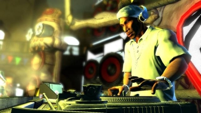 Screen ze hry DJ Hero