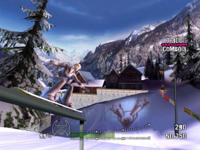 Screen ze hry SSX On Tour