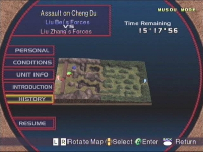 Screen ze hry Dynasty Warriors 3