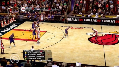 Screen ze hry NBA Live 09