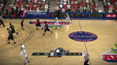 Screen ze hry NCAA Basketball 09