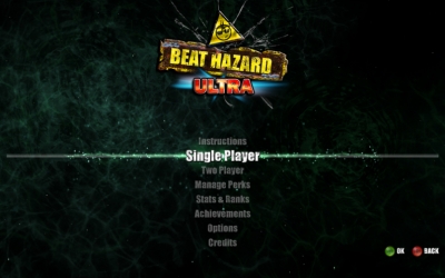 Screen ze hry Beat Hazard Ultra