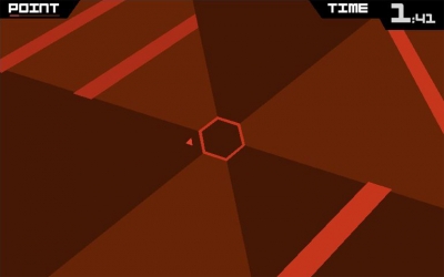 Screen ze hry Super Hexagon