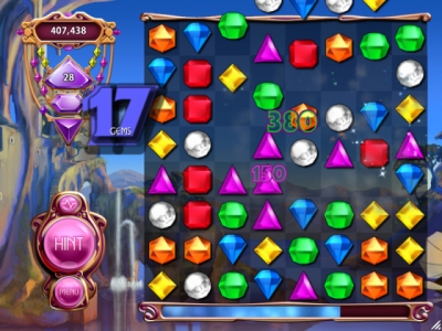 Screen ze hry Bejeweled 3