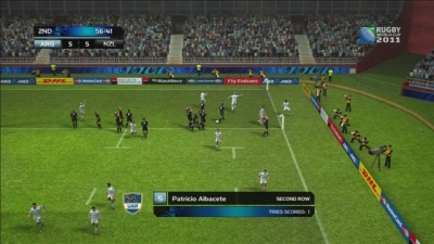 Screen ze hry Rugby World Cup 2011