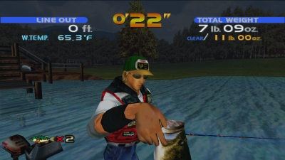 Screen ze hry Sega Bass Fishing