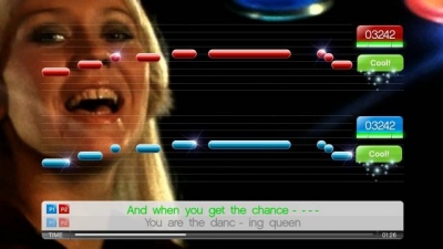 Screen ze hry SingStar ABBA