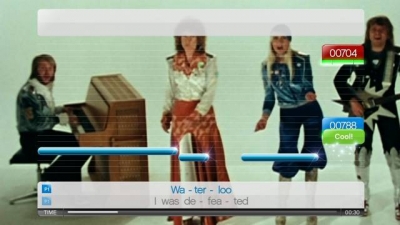 Screen ze hry SingStar ABBA