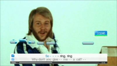 Screen ze hry SingStar ABBA