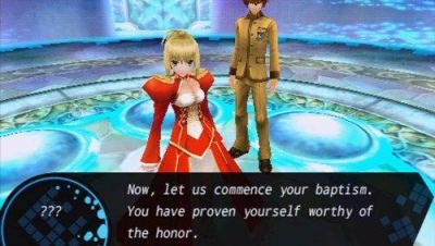Screen ze hry Fate/Extra