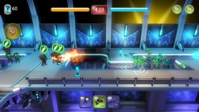 Screen ze hry Alien Hallway