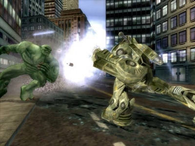 Screen ze hry Incredible Hulk: Ultimate Destruction, The