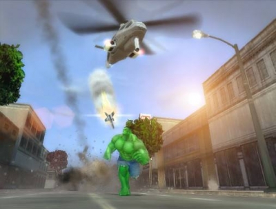 Screen ze hry Incredible Hulk: Ultimate Destruction, The