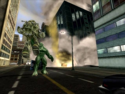 Screen ze hry Incredible Hulk: Ultimate Destruction, The