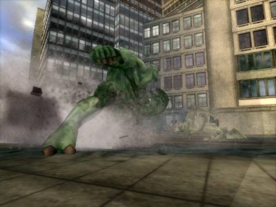 Screen ze hry Incredible Hulk: Ultimate Destruction, The